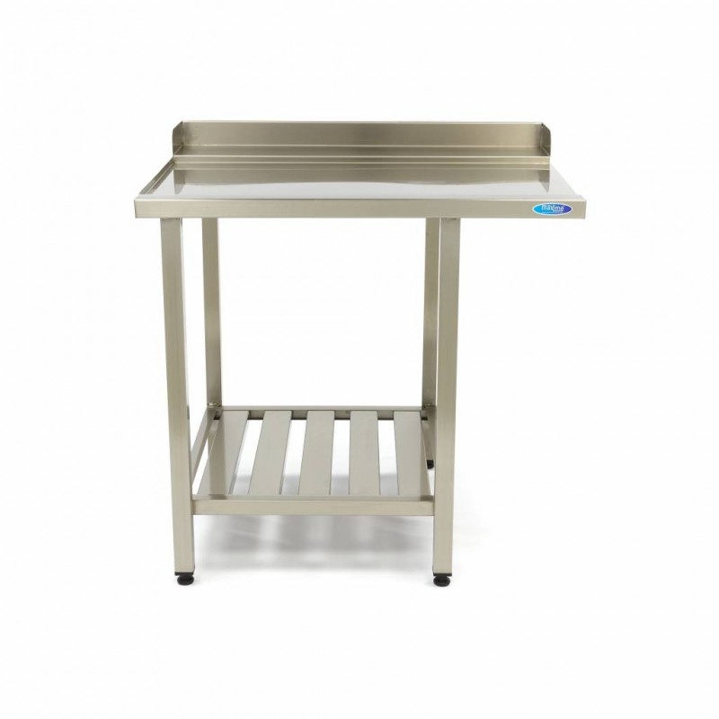 Comprar Mesa para lavavajillas 70 x 75 cm izquierda con peto y estante en Pepebar