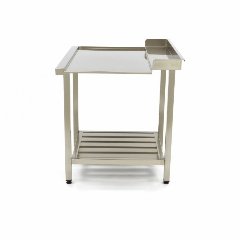 Comprar Mesa para lavavajillas 70 x 75 cm izquierda con peto y estante en Pepebar