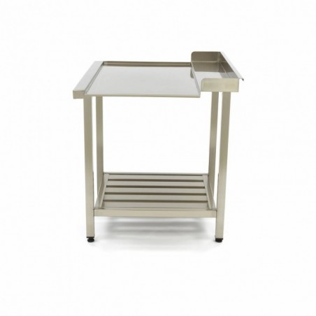 Comprar Mesa para lavavajillas 70 x 75 cm izquierda con peto y estante en Pepebar