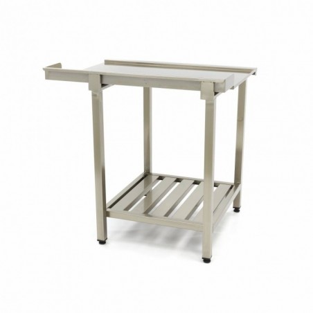Comprar Mesa para lavavajillas 70 x 75 cm izquierda con peto y estante en Pepebar