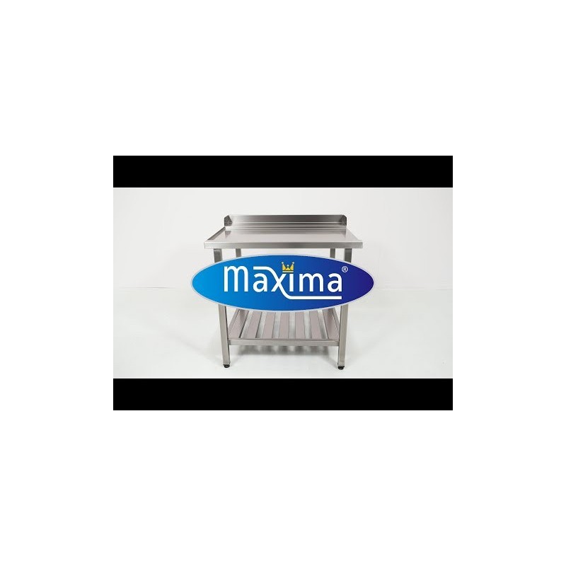 Comprar Mesa para lavavajillas 70 x 75 cm izquierda con peto y estante en Pepebar