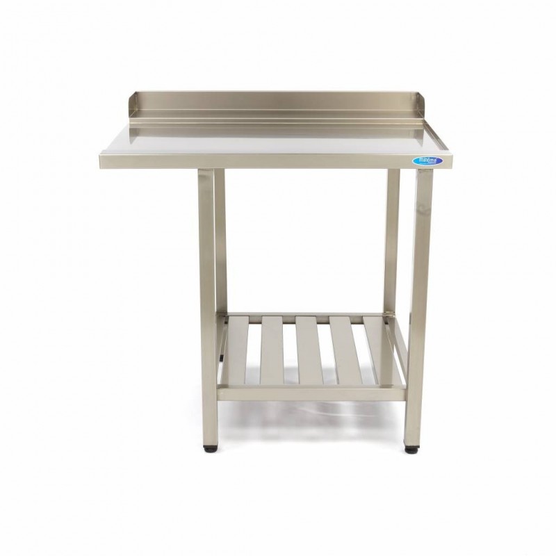 Mesa para lavavajillas 70 x 75 cm derecha con peto y estante Comprar Mesa para lavavajillas 70 x 75 cm derecha con peto y estante en Pepebar