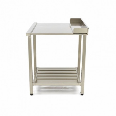 Mesa para lavavajillas 70 x 75 cm derecha con peto y estante Comprar Mesa para lavavajillas 70 x 75 cm derecha con peto y estante en Pepebar