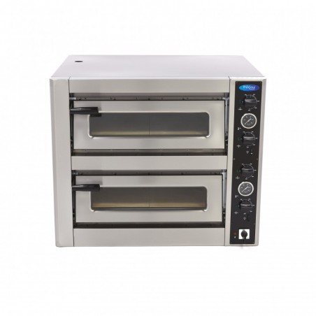 Comprar Horno para pizza doble cámara 4 pizzas de diámetro 30 cm en Pepebar