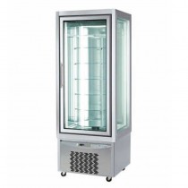 Vitrina 4 caras de cristal heladería-pastelería estantes giratorios L03701VNP - Pepebar Vitrina 4 caras de cristal heladería-pastelería estantes giratorios L03701VNP - Catálogo Congelador expositor