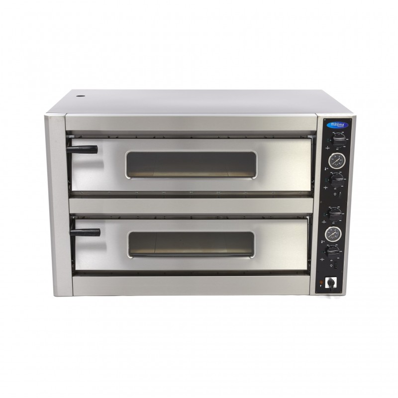 Comprar Horno para pizza doble cámara 12 pizzas de diámetro 30 cm en Pepebar