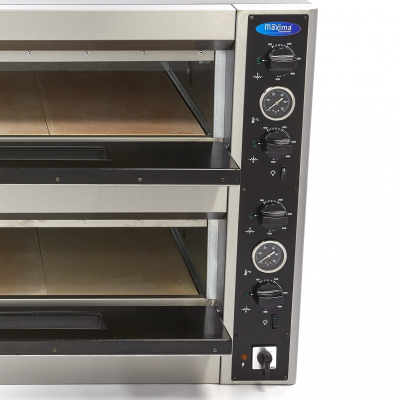 Comprar Horno para pizza doble cámara 12 pizzas de diámetro 30 cm en Pepebar