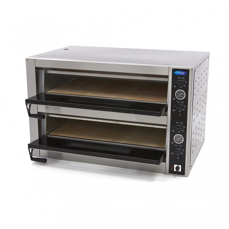 Comprar Horno para pizza doble cámara 12 pizzas de diámetro 30 cm en Pepebar