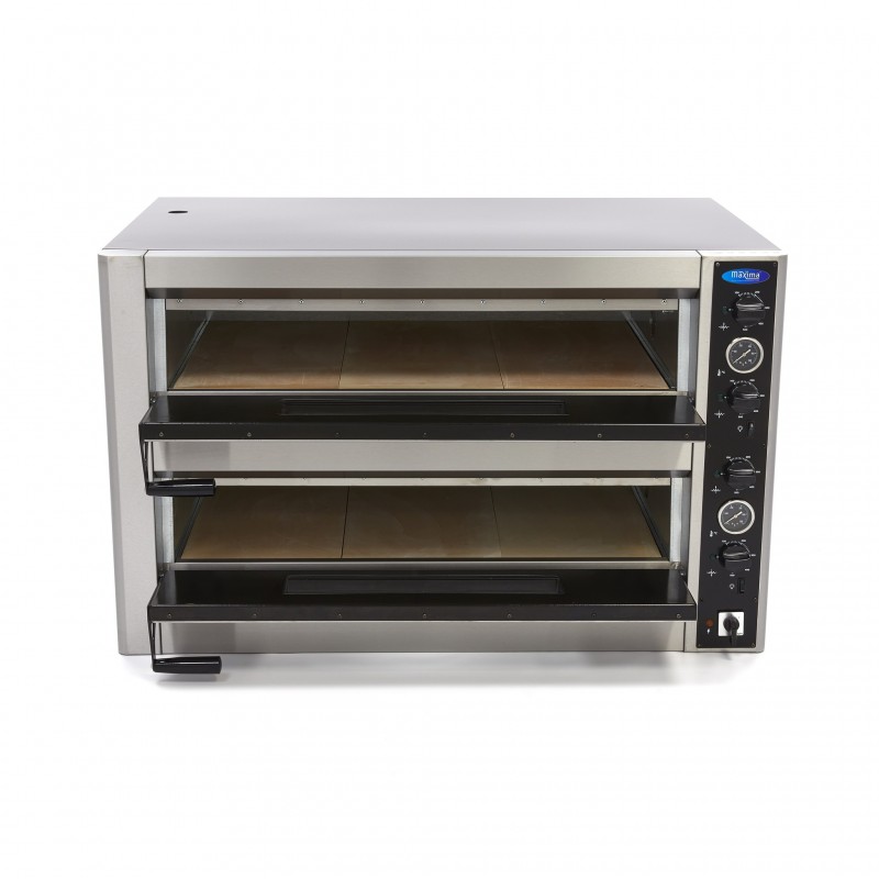 Comprar Horno para pizza doble cámara 12 pizzas de diámetro 30 cm en Pepebar