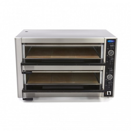 Comprar Horno para pizza doble cámara 12 pizzas de diámetro 30 cm en Pepebar