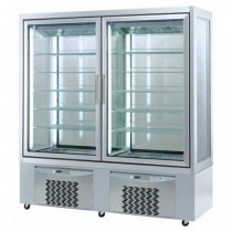 Expositor pastelería-heladeríadoble con 4 lado cristal 90x65x190cm L09314VNP - Pepebar Expositor pastelería-heladeríadoble con 4 lado cristal 90x65x190cm L09314VNP - Catálogo Congelador expositor