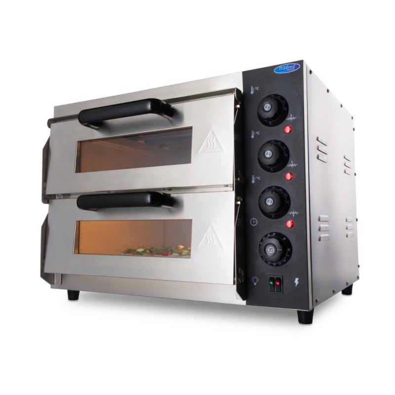 Comprar Horno para pizza doble cámara 2 pizzas de diámetro 40 cm en Pepebar