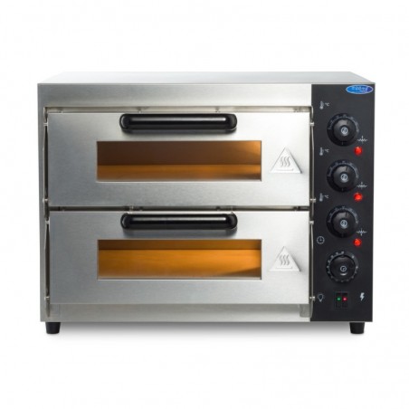 Comprar Horno para pizza doble cámara 2 pizzas de diámetro 40 cm en Pepebar