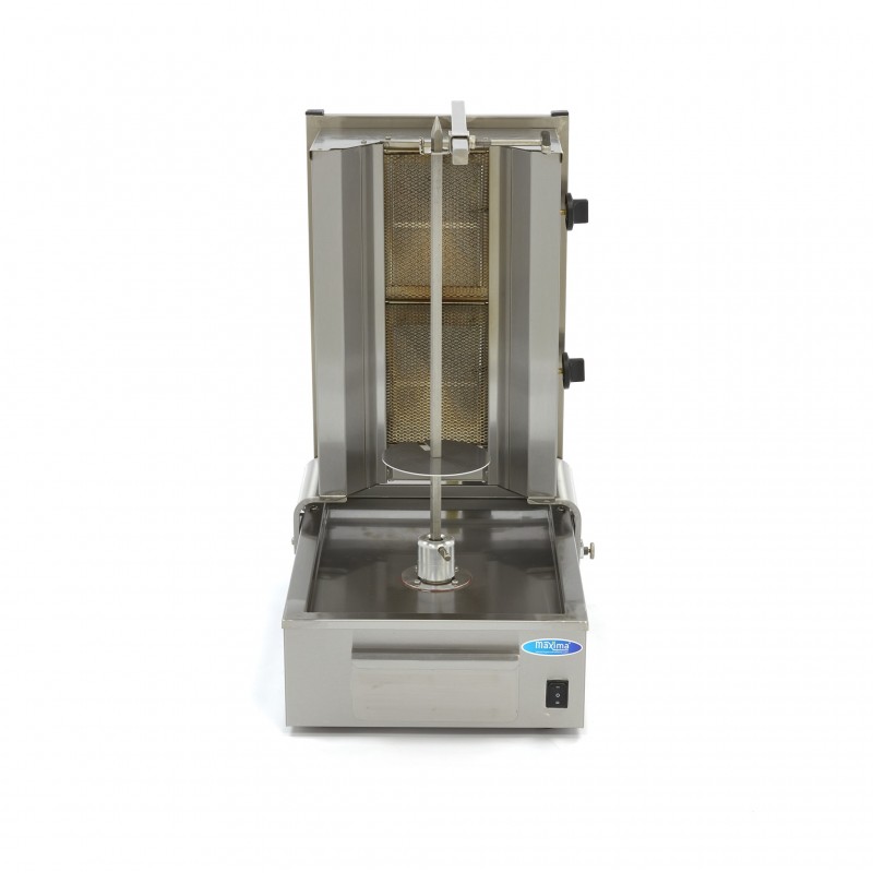 Comprar Máquina de kebab a gas 2 quemadores 20kg carne en Pepebar