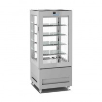 Expositor congelador heladería 4 caras cristal 450 litros 85x65x150cm L08114S - Pepebar Expositor congelador heladería 4 caras cristal 450 litros 85x65x150cm L08114S - Catálogo Congelador expositor