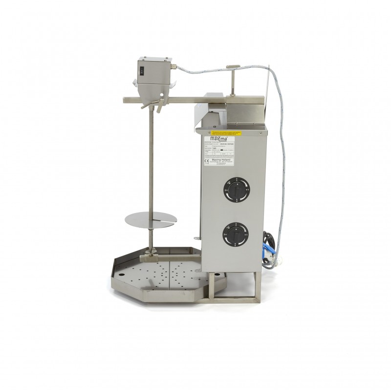 Comprar Máquina de kebab eléctrica 2 quemadores 20kg carne en Pepebar