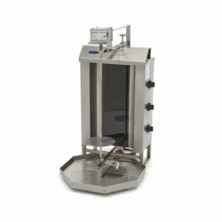 Máquina de kebab eléctrica 3 quemadores 30 kg carne - Catálogo Máquina de Kebab