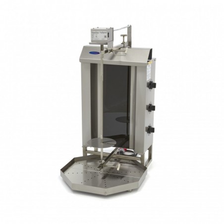 Comprar Máquina de kebab eléctrica 3 quemadores 30 kg carne en Pepebar