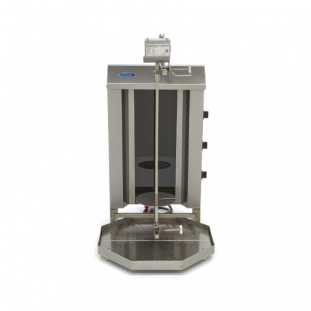 Comprar Máquina de kebab eléctrica 3 quemadores 30 kg carne en Pepebar