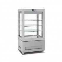Expositor refrigerado pastelería 4 caras 3 estantes 85x65x150cm L08214S - Pepebar Expositor refrigerado pastelería 4 caras 3 estantes 85x65x150cm L08214S - Catálogo Nevera expositora