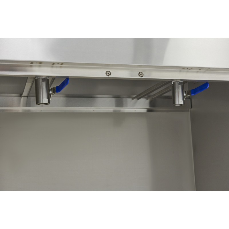 Comprar Freidora 2 x 16 litros 2 cestas con grifo de vaciado y soporte en Pepebar