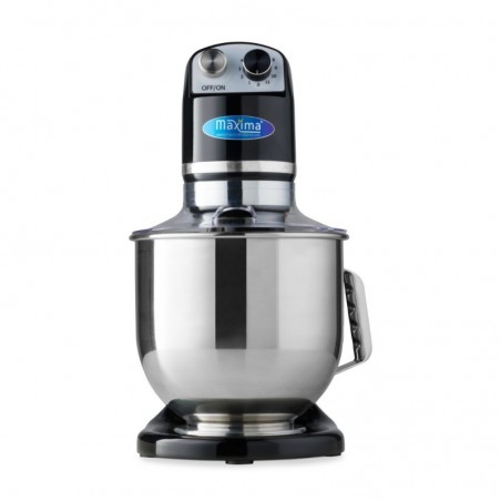 Comprar Mezcladora planetaria 7 litros hasta 2kg de masa negra en Pepebar