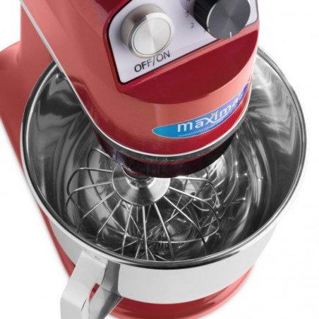 Comprar Mezcladora planetaria 7 litros hasta 2kg de masa rojo frambuesa en Pepebar