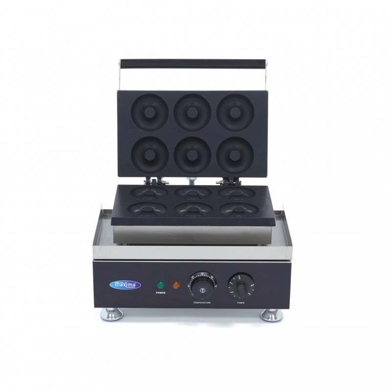 Comprar Máquina para hacer dónuts 6 dónuts diámetro 8 cm con temporizador incorporado en Pepebar