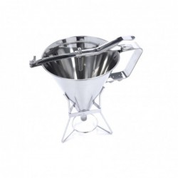 Dispensador de masa 1,6 litros acero inoxidable con botón dosificador