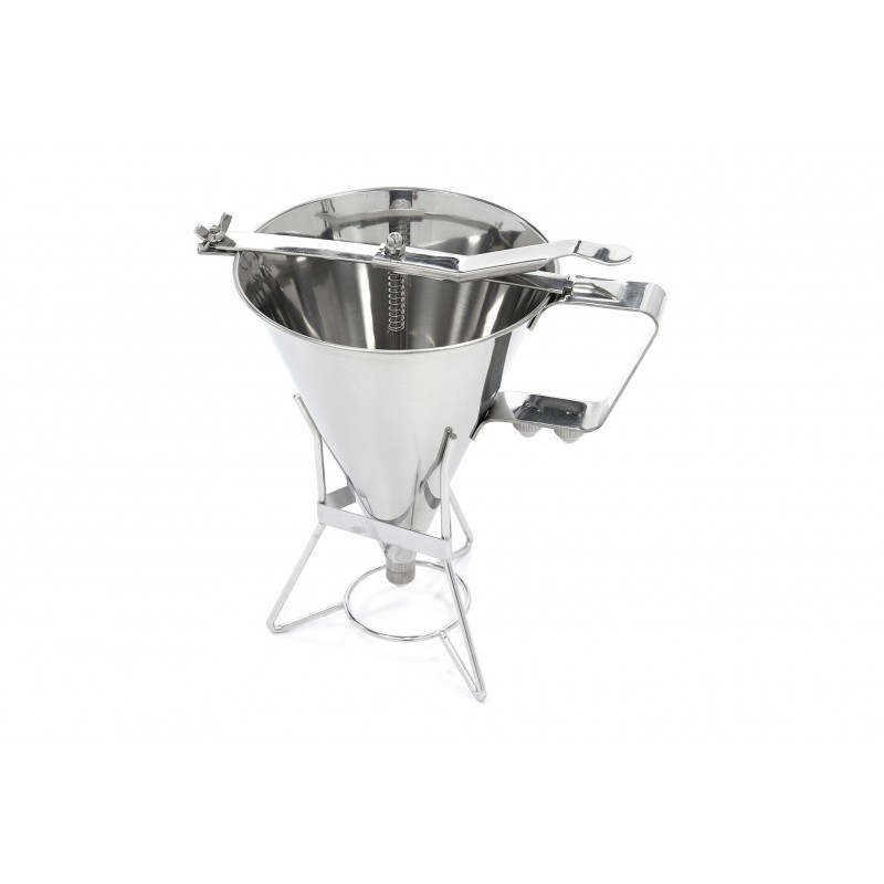 Comprar Dispensador de masa 1,6 litros acero inoxidable con botón dosificador en Pepebar