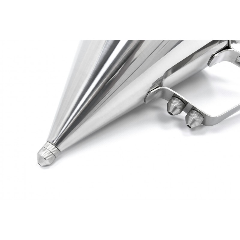 Comprar Dispensador de masa 1,6 litros acero inoxidable con botón dosificador en Pepebar