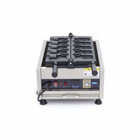 Comprar Gofrera profesional 5 formas de taiyaki / pescado giratoria digital en Pepebar
