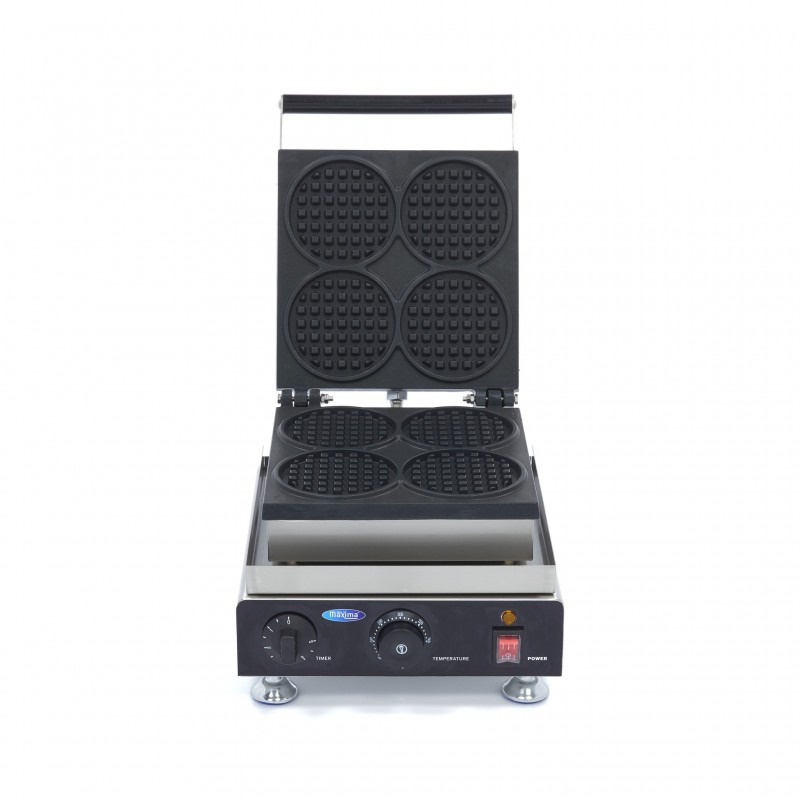 Gofrera profesional 4 gofres mini redondos Comprar Gofrera profesional 4 gofres mini redondos en Pepebar