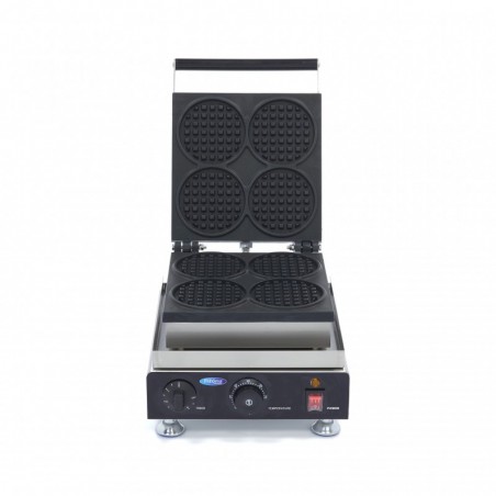 Gofrera profesional 4 gofres mini redondos Comprar Gofrera profesional 4 gofres mini redondos en Pepebar