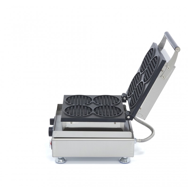 Gofrera profesional 4 gofres mini redondos Comprar Gofrera profesional 4 gofres mini redondos en Pepebar