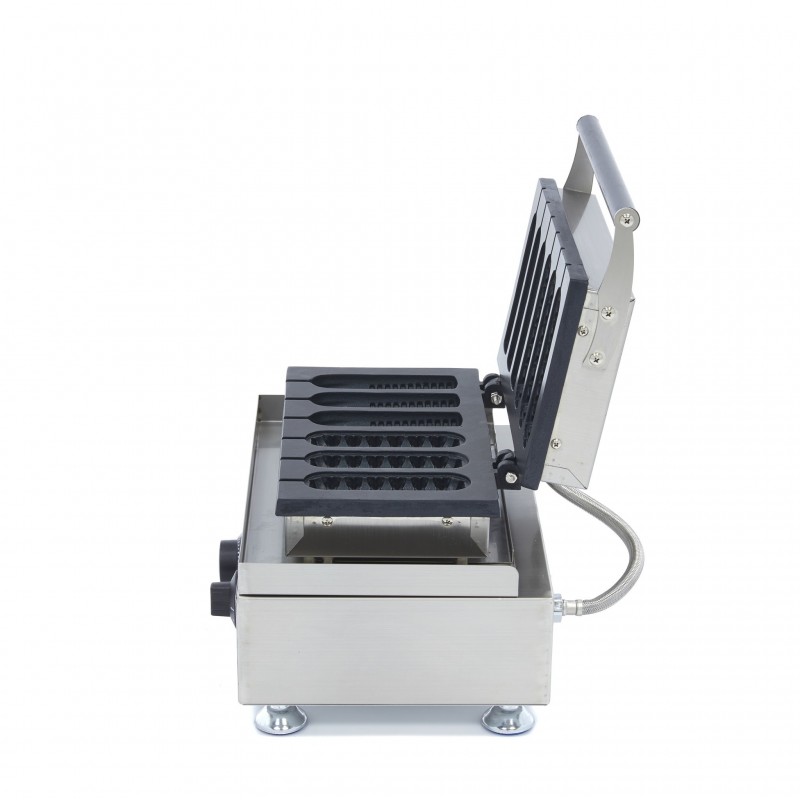 Gofrera industrial 6 hot dogs de maíz 2 diseños Comprar Gofrera industrial 6 hot dogs de maíz 2 diseños en Pepebar