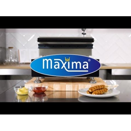 Comprar Gofrera industrial 6 hot dogs de maíz diseño diamante en Pepebar