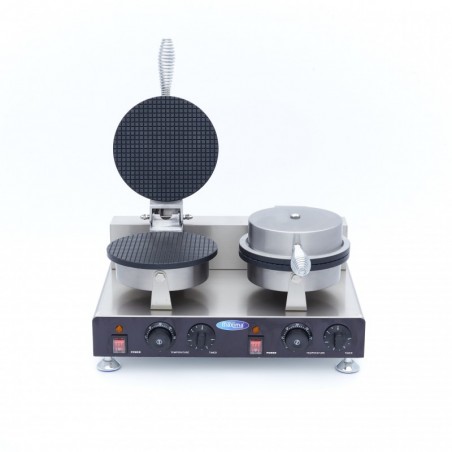Comprar Gofrera industrial 2 piezas cono de helado en Pepebar