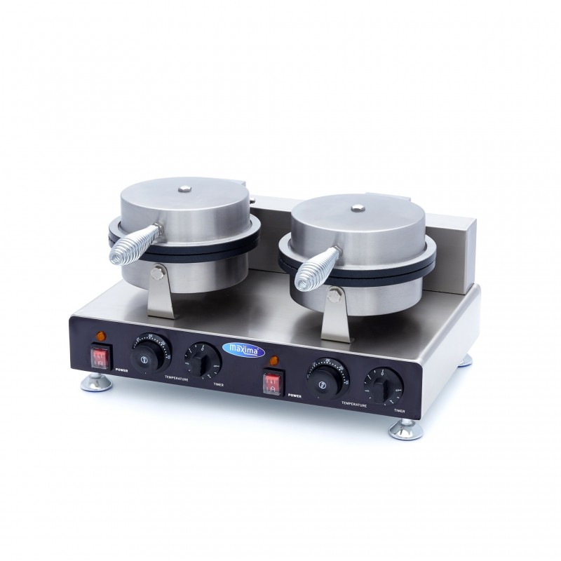 Comprar Gofrera industrial 2 piezas cono de helado en Pepebar