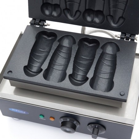Comprar Gofrera industrial 4 gofres con foma de pene en Pepebar