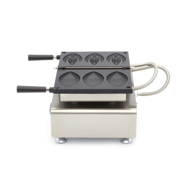 Comprar Gofrera industrial 3 gofres con forma de vagina en Pepebar