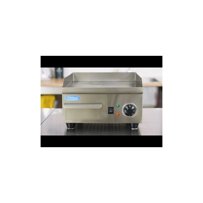 Comprar Plancha lisa 36 cm con bandeja de goteo en Pepebar