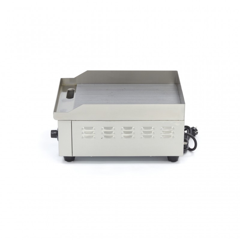 Comprar Plancha ranurada 36 cm con bandeja de goteo en Pepebar