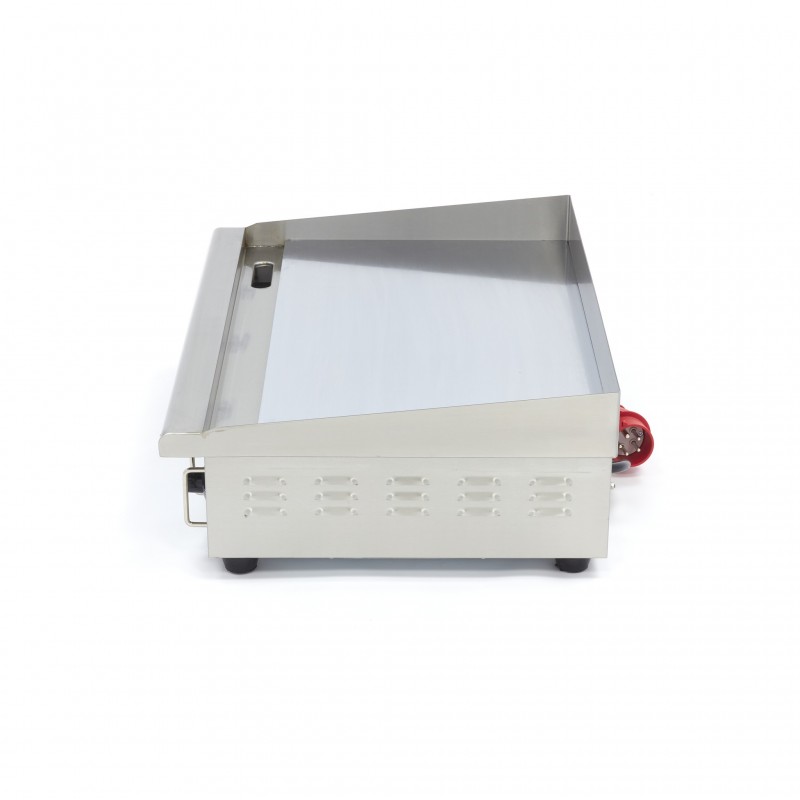 Comprar Plancha cromo lisa 73 cm con bandeja de goteo en Pepebar