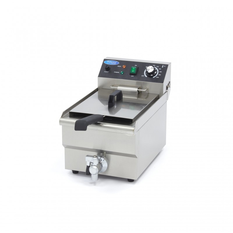 Comprar Freidora 10 litros 1 cesta con grifo de vaciado en Pepebar