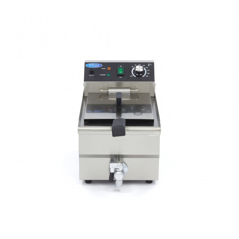 Comprar Freidora 10 litros 1 cesta con grifo de vaciado en Pepebar