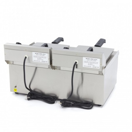 Comprar Freidora 2 cestas de 13 litros con grifo de vaciado en Pepebar