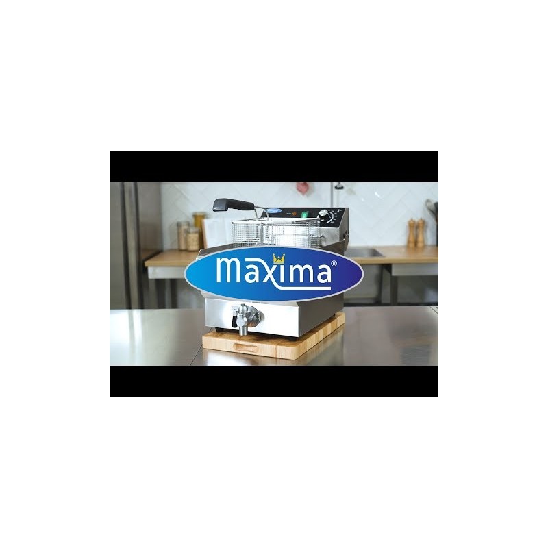 Comprar Freidora 2 cestas de 13 litros con grifo de vaciado en Pepebar