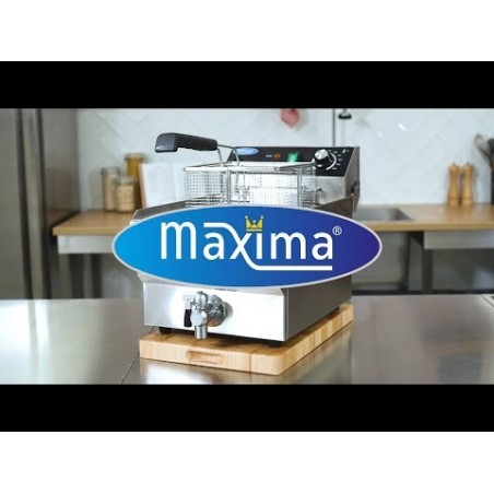 Comprar Freidora 2 cestas de 13 litros con grifo de vaciado en Pepebar