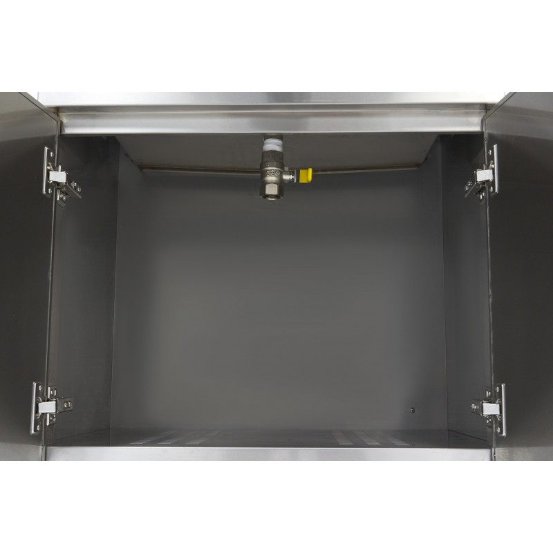 Comprar Freidora 30 litros 1 cesta con grifo de vaciado y soporte en Pepebar